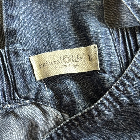 NATURAL LIFE Blue Denim Mini Dress - Picture 3 of 5